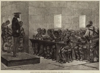 American Sketches, Blackwell Island Penitenciary, New York, Jídelna